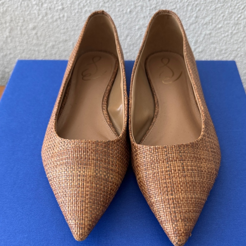 Sam Edelman “Wanda”  Tan Textured flats
